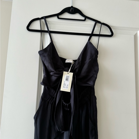 Ramy Brook black sleeveless cutout tie jumpsuit XS - Picture 5 of 5